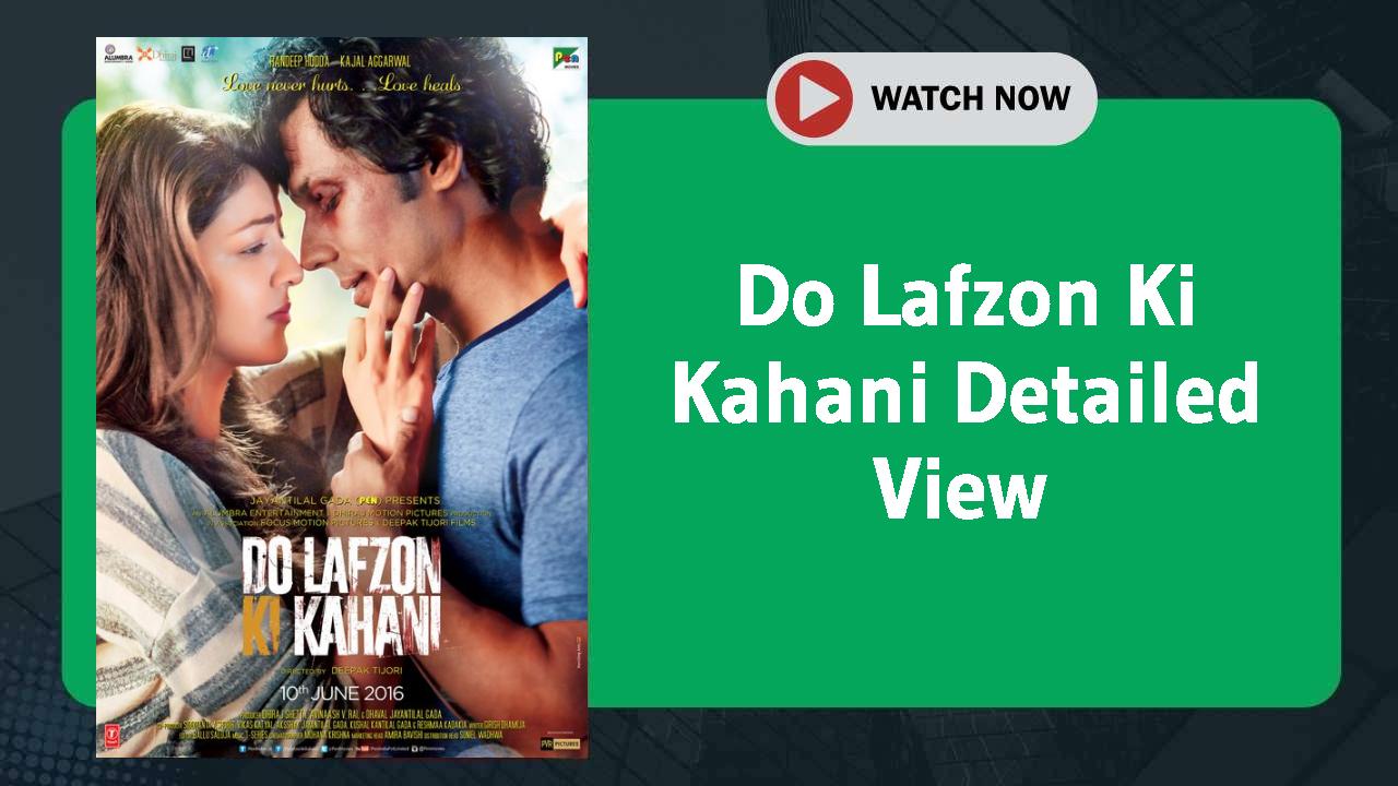 Do Lafzon Ki Kahani