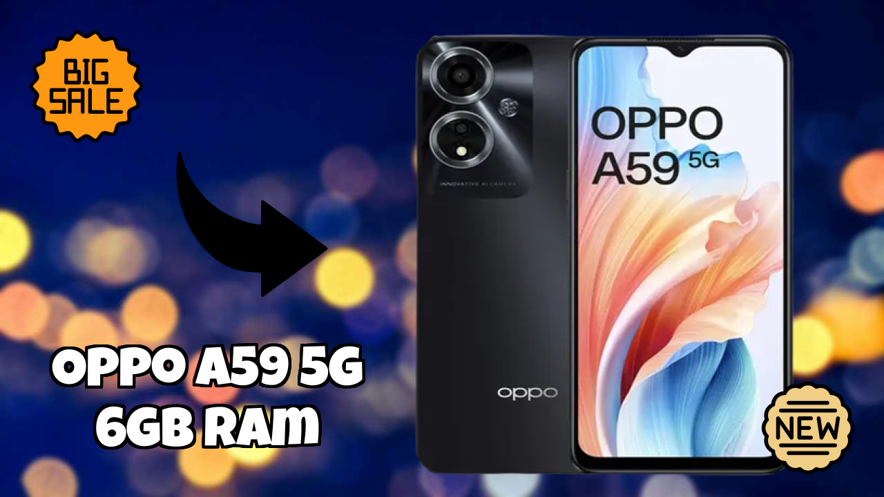 OPPO A59 5G 6GB RAM Battery Life: 5000 MAh Charging Time